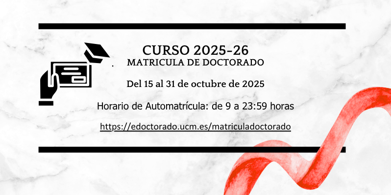 Matrícula de Doctorado
